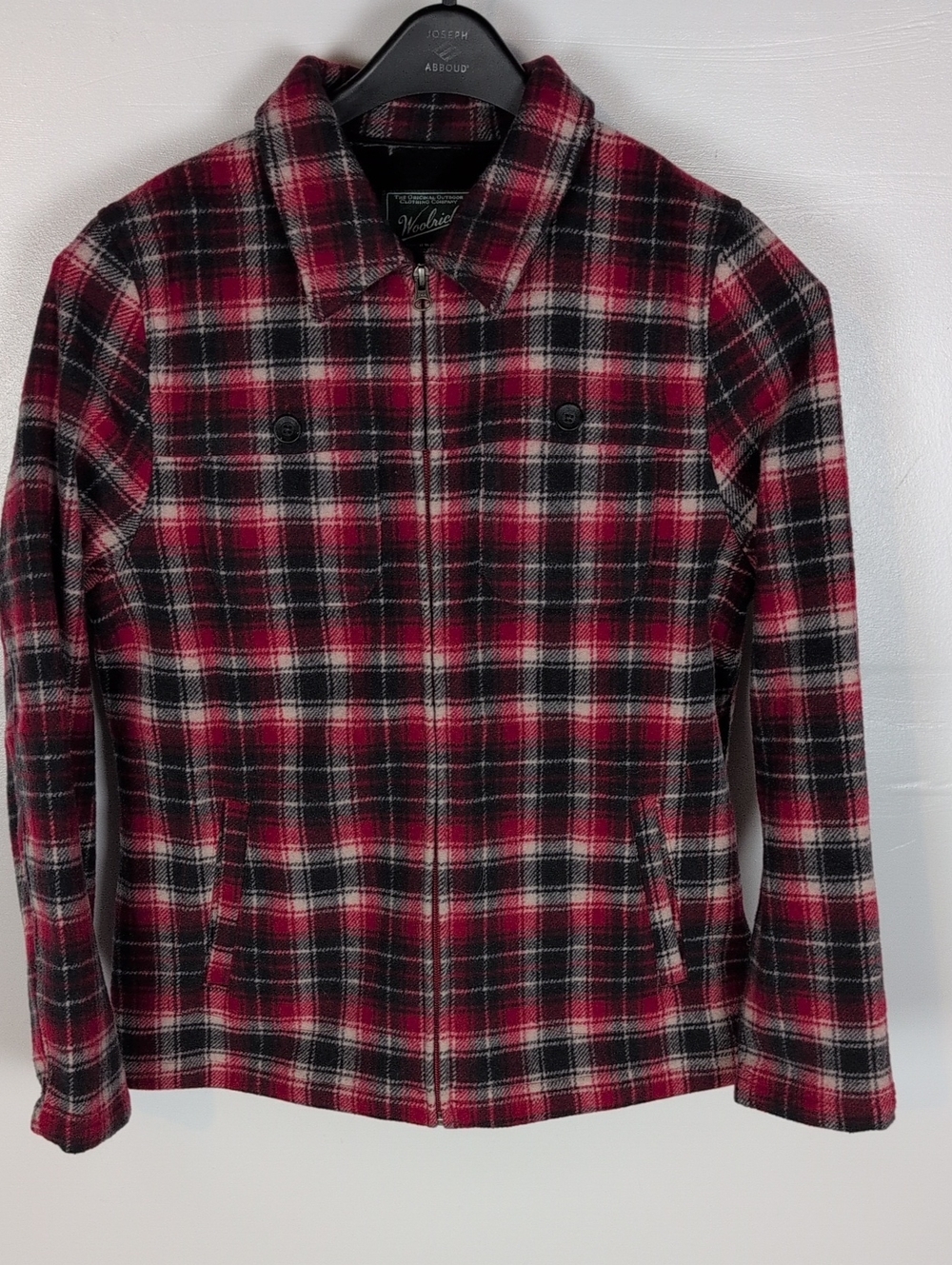 Woolrich Plaid Zip Front Shacket